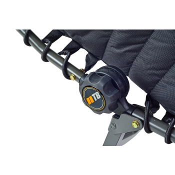 Łóżko Invader Ultra Black 8 nóg